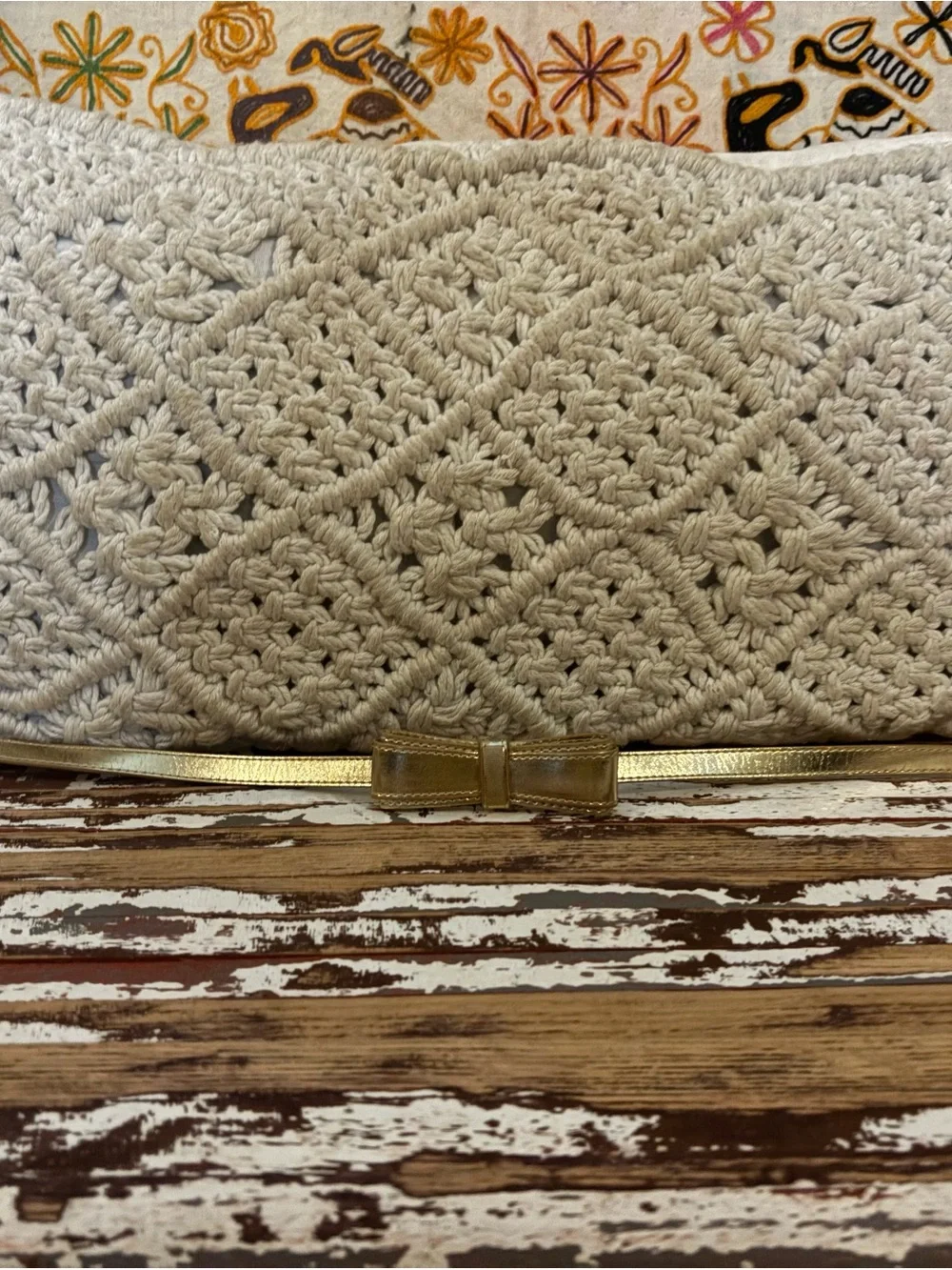 Gold Bow belt Xs